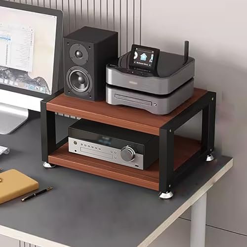 Robustes Audio-Tower-Rack – mehrstöckige Stereo-Komponenten-Aufbewahrung mit rutschfesten Füßen, perfekt für Heimkino und Bürounterhaltungssysteme, langlebiges und stilvolles Design