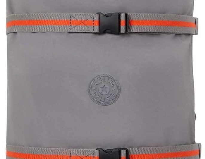 Kipling Spontaneous L Large Vertical Rolling Luggage Inviting Grey